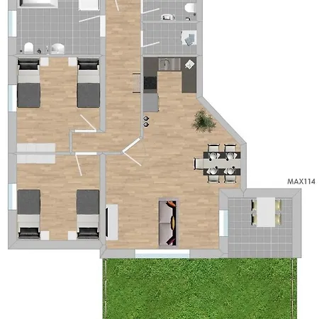 Max114 Moderne Monteurwohnung Daire Maxhutte-Haidhof